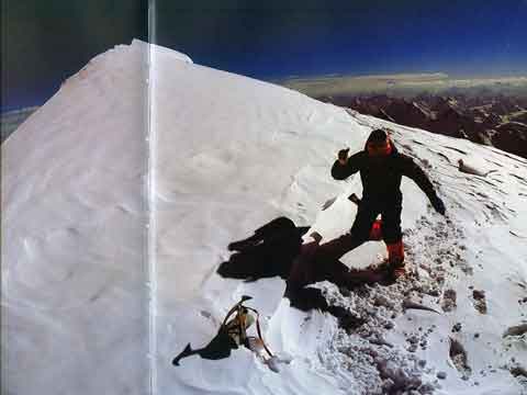 
Feeling I am being urged beyond the horizon, my dog-tired body grows light - Reinhold Messner running around K2 summit on July 12, 1979 'Feelingh - K2: Mountain Of Mountains book
